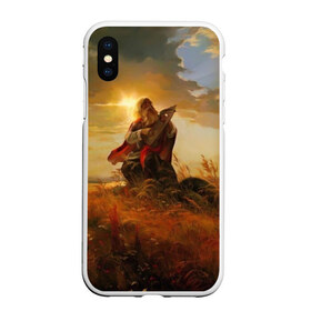 Чехол для iPhone XS Max матовый с принтом русь в городе Новоалтайск, Силикон | Область печати: задняя сторона чехла, без боковых панелей | Тематика изображения на принте: ethnic | folk | runes | slav | руны | русь | славяне | фолк | фольклор | этника | этно | язычество