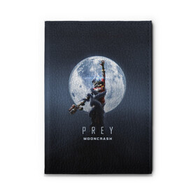 Обложка для автодокументов с принтом PREY: Mooncrash в городе Новоалтайск, натуральная кожа |  размер 19,9*13 см; внутри 4 больших “конверта” для документов и один маленький отдел — туда идеально встанут права | prey | жертва | звезды | земля | игра | космос | луна | фантастика | шутер