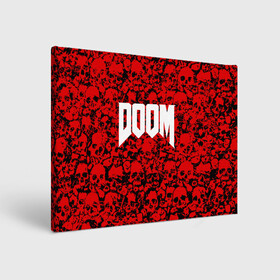 Холст прямоугольный с принтом DOOM в городе Новоалтайск, 100% ПВХ |  | devil | doom | hell | mark of the doom slayer | slayer | ад | гарнил | дум | знаки | иероглифы | компьютерные игры 2019 | преисподняя | символ | солдат