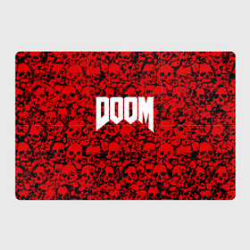 Магнитный плакат 3Х2 с принтом DOOM в городе Новоалтайск, Полимерный материал с магнитным слоем | 6 деталей размером 9*9 см | Тематика изображения на принте: devil | doom | hell | mark of the doom slayer | slayer | ад | гарнил | дум | знаки | иероглифы | компьютерные игры 2019 | преисподняя | символ | солдат