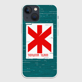 Чехол для iPhone 13 mini с принтом TRAUMA TEAM | CYBERPUNK 2077 | КИБЕРПАНК 2077 в городе Новоалтайск,  |  | 2019 | cd project red | cyberpunk 2077 | future | hack | night city | samurai | sci fi | андроиды | безумие | будущее | киберпанк 2077 | логотип | роботы | самураи | фантастика | цифры