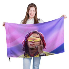 Флаг 3D с принтом Lil Pump в городе Новоалтайск, 100% полиэстер | плотность ткани — 95 г/м2, размер — 67 х 109 см. Принт наносится с одной стороны | Тематика изображения на принте: drumtick | elementary | esketit | esskeetit | gang | garcia | gazzy | gucci | guccigang | jetski | pump | rap | trap | usa | газзи | гарсия | лил | памп | рэп | сша | трап | эщкере