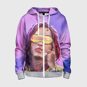 Детская толстовка 3D на молнии с принтом Lil Pump в городе Новоалтайск, 100% полиэстер |  манжеты и пояс оформлены широкой мягкой резинкой, двухслойный капюшон со шнурком для регулировки, спереди карманы и застежка-молния
 | drumtick | elementary | esketit | esskeetit | gang | garcia | gazzy | gucci | guccigang | jetski | pump | rap | trap | usa | газзи | гарсия | лил | памп | рэп | сша | трап | эщкере