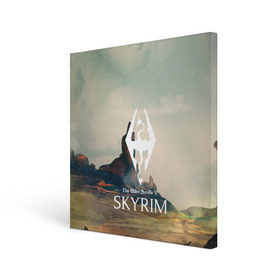 Холст квадратный с принтом SKYRIM в городе Новоалтайск, 100% ПВХ |  | art game | art skyrim | forest | game | skyrim | the elder scrolls v skyrim | горы | довакин | древние свитки | игра | лес | небо | скайрим