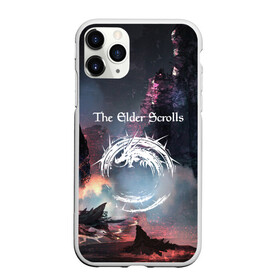 Чехол для iPhone 11 Pro Max матовый с принтом THE ELDER SCROLLS в городе Новоалтайск, Силикон |  | Тематика изображения на принте: art game | art skyrim | forest | game | skyrim | the elder scrolls v skyrim | горы | довакин | древние свитки | игра | лес | небо | скайрим