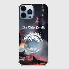 Чехол для iPhone 13 Pro Max с принтом THE ELDER SCROLLS в городе Новоалтайск,  |  | Тематика изображения на принте: art game | art skyrim | forest | game | skyrim | the elder scrolls v skyrim | горы | довакин | древние свитки | игра | лес | небо | скайрим