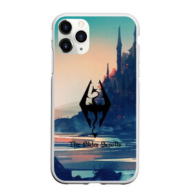 Чехол для iPhone 11 Pro Max матовый с принтом The Elder Scrolls в городе Новоалтайск, Силикон |  | Тематика изображения на принте: art game | art skyrim | forest | game | skyrim | the elder scrolls v skyrim | горы | довакин | древние свитки | игра | лес | небо | скайрим