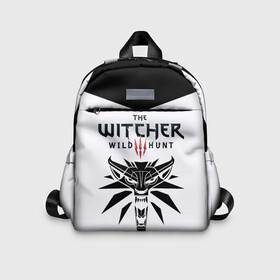 Детский рюкзак 3D с принтом THE WITCHER 3: WILD HUNT в городе Новоалтайск, 100% полиэстер | лямки с регулируемой длиной, сверху петелька, чтобы рюкзак можно было повесить на вешалку. Основное отделение закрывается на молнию, как и внешний карман. Внутри дополнительный карман. По бокам два дополнительных кармашка | wild hunt | witcher | арбалет | ведьмак 3 | геральт | дикая | магия | охота | сказка | сфера | фэнтези | цири