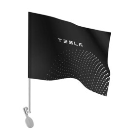 Флаг для автомобиля с принтом TESLA в городе Новоалтайск, 100% полиэстер | Размер: 30*21 см | auto | car | cars | coil | electro | elon | future | logo | moto | motors | musk | pixel | tesla | авто | автомобили | автомобиль | будущее | илон | лого | логотип | маск | мото | моторс | символ | тесла | электричество | электро