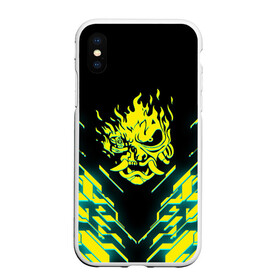 Чехол для iPhone XS Max матовый с принтом CYBERPUNK 2077 в городе Новоалтайск, Силикон | Область печати: задняя сторона чехла, без боковых панелей | 2019 | cd project red | cyberpunk 2077 | future | hack | night city | samurai | sci fi | андроиды | безумие | будущее | киберпанк 2077 | логотип | роботы | самураи | фантастика | цифры