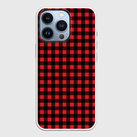 Чехол для iPhone 13 Pro с принтом Красная Клетка (Дровосек) в городе Новоалтайск,  |  | Тематика изображения на принте: cell | cells | flannel | pattern | red | shirt | texture | woodcutter | дровосек | дровосека | клетка | клетку | красная | красный | паттерн | рубашка | текстура | узор | фланнелевая | фланнель