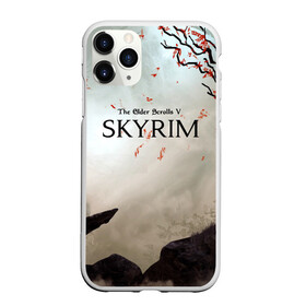 Чехол для iPhone 11 Pro Max матовый с принтом The Elder Scrolls SKYRIM 5 в городе Новоалтайск, Силикон |  | Тематика изображения на принте: art game | art skyrim | forest | game | skyrim | the elder scrolls v skyrim | горы | довакин | древние свитки | игра | лес | небо | скайрим
