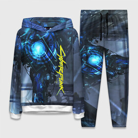 Женский костюм 3D (с толстовкой) с принтом CYBERPUNK 2077 в городе Новоалтайск,  |  | 2077 | cd projekt red | cyberpunk | cyberpunk 2077 | game | арт | будущее | видеоигра | игра | киберпанк 2077 | киборг | киборги