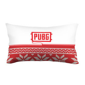 Подушка 3D антистресс с принтом Новогодний PUBG в городе Новоалтайск, наволочка — 100% полиэстер, наполнитель — вспененный полистирол | состоит из подушки и наволочки на молнии | 