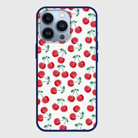 Чехол для iPhone 13 Pro с принтом Вишневое настроение в городе Новоалтайск,  |  | Тематика изображения на принте: весна | вишня | красный | лето | листья | ягода