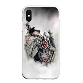 Чехол для iPhone XS Max матовый с принтом Велес в городе Новоалтайск, Силикон | Область печати: задняя сторона чехла, без боковых панелей | Тематика изображения на принте: ethnic | folk | runes | slav | велес | ворон | печать велеса | руны | русь | символ | славяне | фолк | фольклор | этника | этно | язычество
