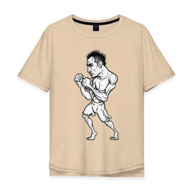 Мужская футболка хлопок Oversize с принтом Tony Ferguson art в городе Новоалтайск, 100% хлопок | свободный крой, круглый ворот, “спинка” длиннее передней части | ferguson | mma | tony | ufc | арманн | бокс | борьба | джиу джитсу | кукуй | тони | фергюсон | эль | энтони