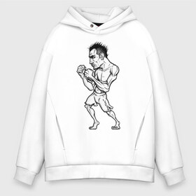 Мужское худи Oversize хлопок с принтом Tony Ferguson art в городе Новоалтайск, френч-терри — 70% хлопок, 30% полиэстер. Мягкий теплый начес внутри —100% хлопок | боковые карманы, эластичные манжеты и нижняя кромка, капюшон на магнитной кнопке | ferguson | mma | tony | ufc | арманн | бокс | борьба | джиу джитсу | кукуй | тони | фергюсон | эль | энтони
