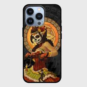 Чехол для iPhone 13 Pro с принтом День мёртвых, Мексика в городе Новоалтайск,  |  | Тематика изображения на принте: аниме | ведьма | девушка | день мёртвых | зомби | ирландия | кладбище | колдун | кости | кошки | летучие | луна | мертвец | мёртвые | монстры | мыши | ночь | оборотни | пауки | паутина | праздник | свет