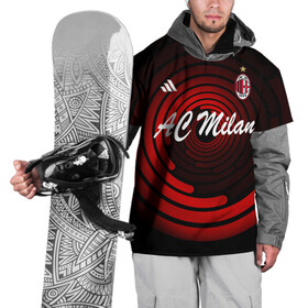 Накидка на куртку 3D с принтом AC Milan  в городе Новоалтайск, 100% полиэстер |  | ac milan | i rossoneri | il diavolo | дьяволы | италия | итальянский | клуб | красно чёрные | лидер | лучший | милан | профессиональный | рекордсмен | самый | спортивный | суперкубок | успешный | форма