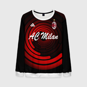 Мужской свитшот 3D с принтом AC Milan  в городе Новоалтайск, 100% полиэстер с мягким внутренним слоем | круглый вырез горловины, мягкая резинка на манжетах и поясе, свободная посадка по фигуре | ac milan | i rossoneri | il diavolo | дьяволы | италия | итальянский | клуб | красно чёрные | лидер | лучший | милан | профессиональный | рекордсмен | самый | спортивный | суперкубок | успешный | форма