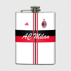 Фляга с принтом AC Milan  в городе Новоалтайск, металлический корпус | емкость 0,22 л, размер 125 х 94 мм. Виниловая наклейка запечатывается полностью | Тематика изображения на принте: ac milan | i rossoneri | il diavolo | дьяволы | италия | итальянский | клуб | красно чёрные | лидер | лучший | милан | профессиональный | рекордсмен | самый | спортивный | суперкубок | успешный | форма