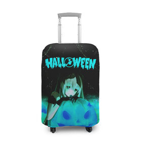 Чехол для чемодана 3D с принтом Halloween в городе Новоалтайск, 86% полиэфир, 14% спандекс | двустороннее нанесение принта, прорези для ручек и колес | аниме | ведьма | девушка | зомби | ирландия | кладбище | колдун | кости | кошки | летучие | луна | мертвец | мёртвые | монстры | мыши | ночь | оборотни | пауки | паутина | подарок | праздник | свет | свечи