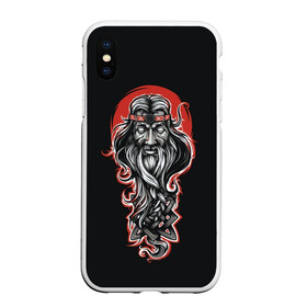 Чехол для iPhone XS Max матовый с принтом Сварог в городе Новоалтайск, Силикон | Область печати: задняя сторона чехла, без боковых панелей | Тематика изображения на принте: ethnic | folk | runes | slav | руны | русь | славяне | фолк | фольклор | этника | этно | язычество