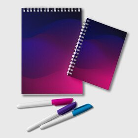 Блокнот с принтом Abstract simple colors в городе Новоалтайск, 100% бумага | 48 листов, плотность листов — 60 г/м2, плотность картонной обложки — 250 г/м2. Листы скреплены удобной пружинной спиралью. Цвет линий — светло-серый
 | Тематика изображения на принте: abstract | blue | gradient | iphone | red | theme | абстракция | айфон | градиент | заставка | тема