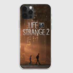 Чехол для iPhone 12 Pro с принтом Life is Strange 2 в городе Новоалтайск, силикон | область печати: задняя сторона чехла, без боковых панелей | adventure | life | life is strange | road | video game | дороги | жизнь | закат | квест | лес | приключения