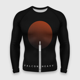 Мужской рашгард 3D с принтом Falcon Heavy в городе Новоалтайск,  |  | falcon heavy | ilon mask | spacex | tesla | tesla roadster | илон маск | спейс икс | спейс экс | тесла | тесла родстер