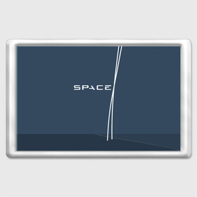 Магнит 45*70 с принтом SPACEX в городе Новоалтайск, Пластик | Размер: 78*52 мм; Размер печати: 70*45 | falcon heavy | ilon mask | spacex | tesla | tesla roadster | илон маск | спейс икс | спейс экс | тесла | тесла родстер