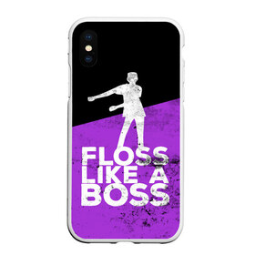 Чехол для iPhone XS Max матовый с принтом Floss Like A Boss в городе Новоалтайск, Силикон | Область печати: задняя сторона чехла, без боковых панелей | battle | boss | epic | floss | fortnite | game | games | lama | pubg | pvp | royale | save | survival | the | world | битва | выживание | дроп | игра | игры | королевская | лама | массакр | мир | пабг | спасти | фортнайт