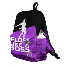 Рюкзак 3D с принтом Floss Like A Boss в городе Новоалтайск, 100% полиэстер | лямки с регулируемой длиной, сверху петелька, чтобы рюкзак можно было повесить на вешалку. Основное отделение закрывается на молнию, как и внешний карман. Внутри два дополнительных кармана, один из которых закрывается на молнию. По бокам два дополнительных кармашка | battle | boss | epic | floss | fortnite | game | games | lama | pubg | pvp | royale | save | survival | the | world | битва | выживание | дроп | игра | игры | королевская | лама | массакр | мир | пабг | спасти | фортнайт