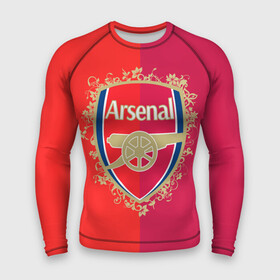 Мужской рашгард 3D с принтом FC Arsenal в городе Новоалтайск,  |  | arsenal | arsenal football club | gunners | английский | англия | арсенал | высший | дивизион | канониры | клуб | лига чем | лидер | лондон | лучший | премьер лига | профессиональный | рекордсмен | самый | стадион