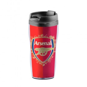 Термокружка-непроливайка с принтом FC Arsenal в городе Новоалтайск, внутренняя часть — пищевой пластик, наружная часть — прозрачный пластик, между ними — полиграфическая вставка с рисунком | объем — 350 мл, герметичная крышка | Тематика изображения на принте: arsenal | arsenal football club | gunners | английский | англия | арсенал | высший | дивизион | канониры | клуб | лига чем | лидер | лондон | лучший | премьер лига | профессиональный | рекордсмен | самый | стадион