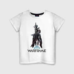 Детская футболка хлопок с принтом Equinox warframe в городе Новоалтайск, 100% хлопок | круглый вырез горловины, полуприлегающий силуэт, длина до линии бедер | Тематика изображения на принте: warframe | варфрейм