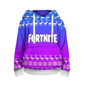 Детская толстовка 3D с принтом Fortnite в городе Новоалтайск, 100% полиэстер | двухслойный капюшон со шнурком для регулировки, мягкие манжеты на рукавах и по низу толстовки, спереди карман-кенгуру с мягким внутренним слоем | Тематика изображения на принте: 