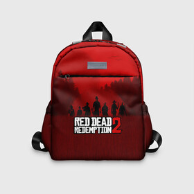 Детский рюкзак 3D с принтом RED DEAD REDEMPTION 2 в городе Новоалтайск, 100% полиэстер | лямки с регулируемой длиной, сверху петелька, чтобы рюкзак можно было повесить на вешалку. Основное отделение закрывается на молнию, как и внешний карман. Внутри дополнительный карман. По бокам два дополнительных кармашка | game | red dead | red dead redemption 2 | redemption 2 | rockstar games | бандиты | дикий запад | игры | ковбои | оружие