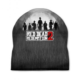 Шапка 3D с принтом Red Dead Redemption 2 в городе Новоалтайск, 100% полиэстер | универсальный размер, печать по всей поверхности изделия | game | red dead | red dead redemption 2 | redemption 2 | rockstar games | бандиты | дикий запад | игры | ковбои | оружие