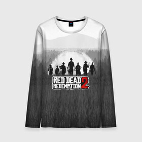 Мужской лонгслив 3D с принтом Red Dead Redemption 2 в городе Новоалтайск, 100% полиэстер | длинные рукава, круглый вырез горловины, полуприлегающий силуэт | game | red dead | red dead redemption 2 | redemption 2 | rockstar games | бандиты | дикий запад | игры | ковбои | оружие