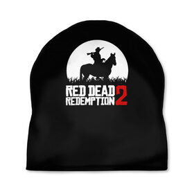 Шапка 3D с принтом RED DEAD REDEMPTION в городе Новоалтайск, 100% полиэстер | универсальный размер, печать по всей поверхности изделия | game | red dead | red dead redemption 2 | redemption 2 | rockstar games | бандиты | дикий запад | игры | ковбои | оружие