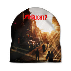Шапка 3D с принтом DYING LIGHT в городе Новоалтайск, 100% полиэстер | универсальный размер, печать по всей поверхности изделия | baggie | dying light | game | good night good luck | survival horror | techland | the following | zombie | багги | зараженные | зомби | игры