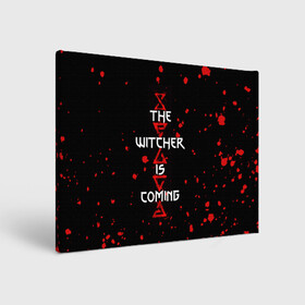 Холст прямоугольный с принтом The Witcher Is Coming в городе Новоалтайск, 100% ПВХ |  | blood | game | games | player | rpg | skyrim | the | witcher | ведьмак | война | войны | волк | волки | геральт | игра | игрок | игры | кровь | лого | меч | полосы | рпг | символ | символы | скайрим | три | четыре | щит