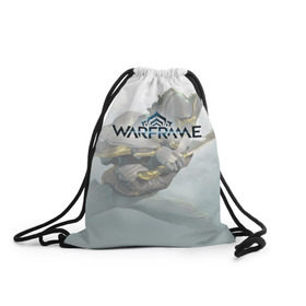 Рюкзак-мешок 3D с принтом Warframe в городе Новоалтайск, 100% полиэстер | плотность ткани — 200 г/м2, размер — 35 х 45 см; лямки — толстые шнурки, застежка на шнуровке, без карманов и подкладки | Тематика изображения на принте: warframe | варфрейм