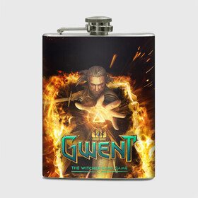 Фляга с принтом GWENT: The Witcher Card Game в городе Новоалтайск, металлический корпус | емкость 0,22 л, размер 125 х 94 мм. Виниловая наклейка запечатывается полностью | Тематика изображения на принте: blood | dota | game | games | gwent | player | rpg | the | witcher | ведьмак | война | войны | волк | волки | гвент | гвинт | геральт | игра | игрок | игры | карточная | карты | кровь | лого | меч | полосы | рпг | символ | символы | три