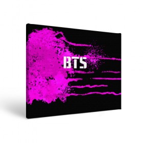 Холст прямоугольный с принтом Bangtan boys в городе Новоалтайск, 100% ПВХ |  | bangtan boys | bangtan бойс | music | бтс | корея | музыка | парни | поп музыка