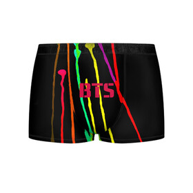 Мужские трусы 3D с принтом BTS в городе Новоалтайск, 50% хлопок, 50% полиэстер | классическая посадка, на поясе мягкая тканевая резинка | Тематика изображения на принте: bangtan boys | music | бангтан бойс | бтс | корея | музыка | парни | поп музыка