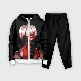 Детский костюм 3D с принтом Ken Kaneki в крови в городе Новоалтайск,  |  | anime | blood | eyepatch | ghoul | kaneki | ken | one eyed | tokyo | tokyoghoul | гуль | канеки | кен | кровь | одноглазый | токийский