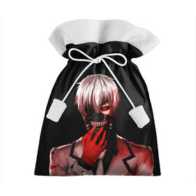 Подарочный 3D мешок с принтом Ken Kaneki в городе Новоалтайск, 100% полиэстер | Размер: 29*39 см | anime | blood | eyepatch | ghoul | kaneki | ken | one eyed | tokyo | tokyoghoul | гуль | канеки | кен | кровь | одноглазый | токийский